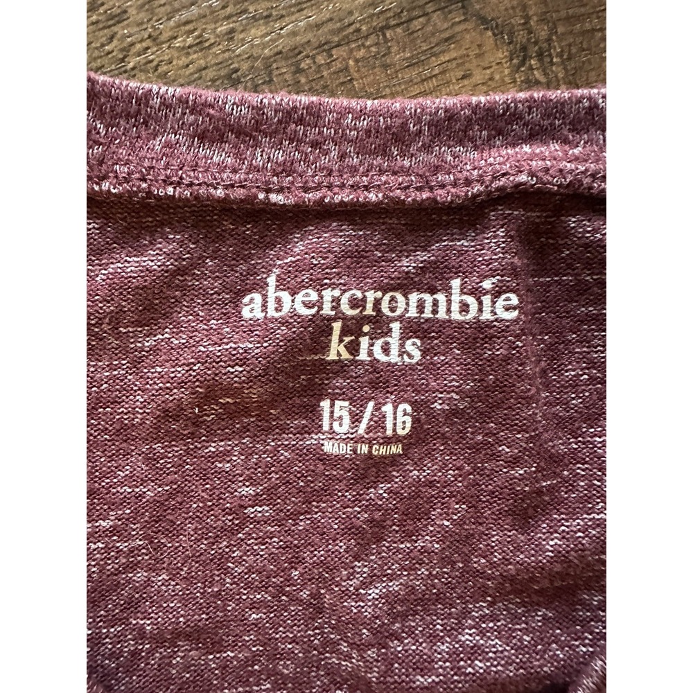 Abercrombie Kids Girls Sweater Top Long Sleeve Maroon, Size 15/16. EUC! - Picture 4 of 8